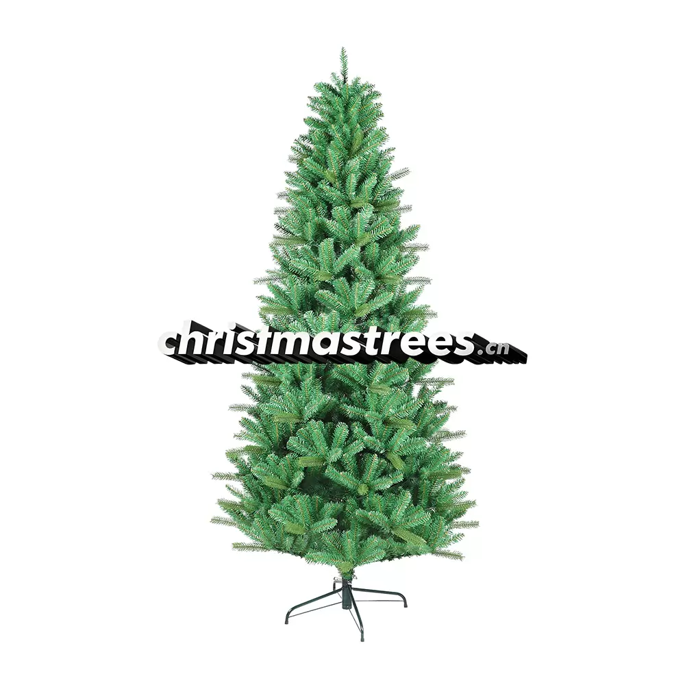 Slim Unlit Artificial Fir Christmas Tree, Space-Saving, Living Room Corner Decoration C009