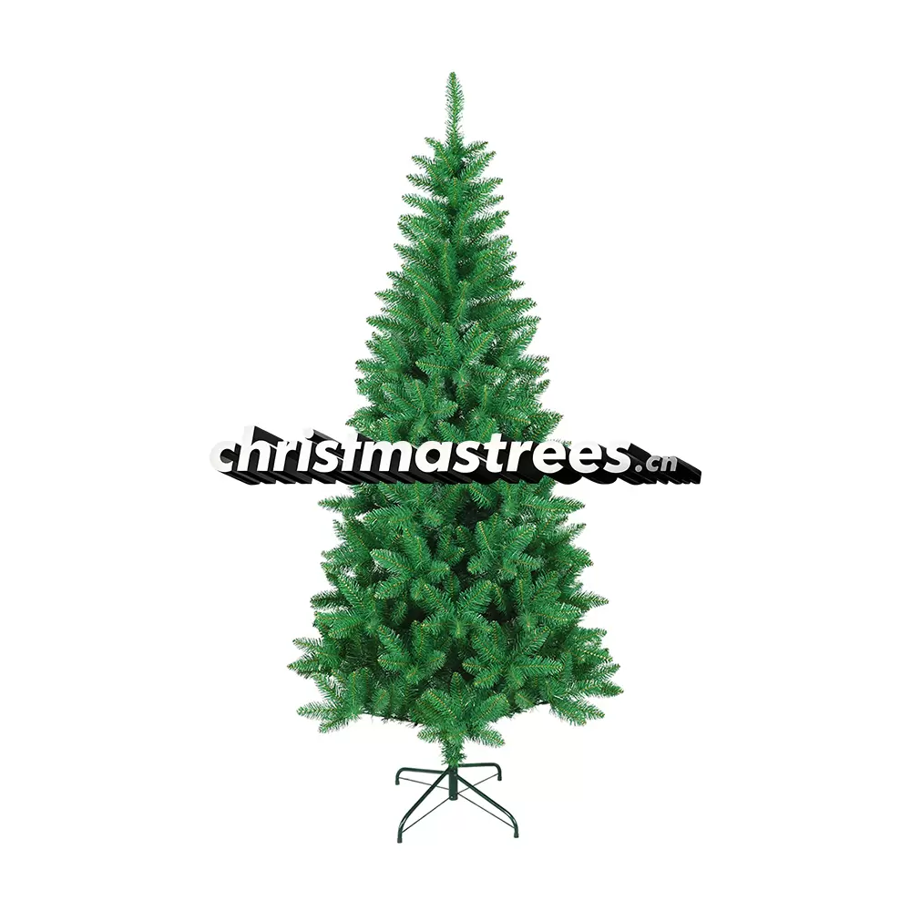 Full Unlit Artificial Spruce Christmas Tree, Dense Branches, Traditional Holiday Decor C012