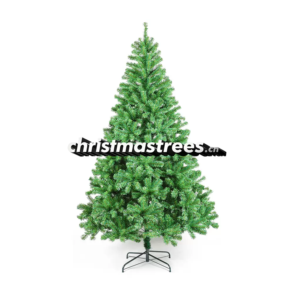 Full Unlit Artificial Spruce Christmas Tree, Lush Green Foliage, Traditional Family Decor C022