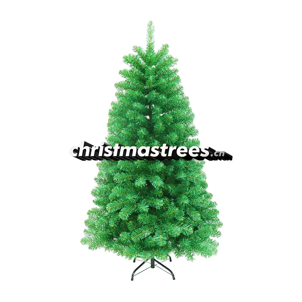 Full Unlit Artificial Spruce Christmas Tree, Dense Green Foliage, Classic Holiday Decor C026