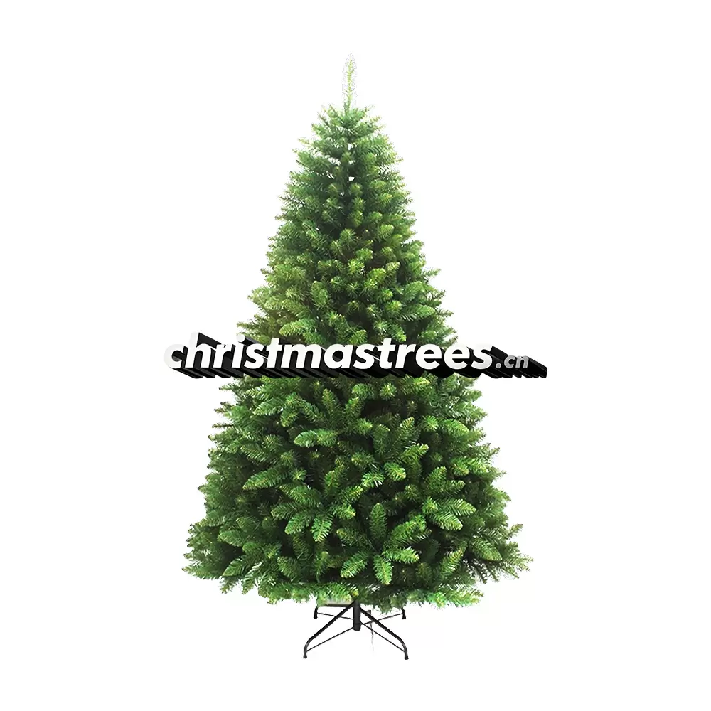 Dark Green Full Artificial Spruce Christmas Tree, Unlit, Traditional Family Decoration C028