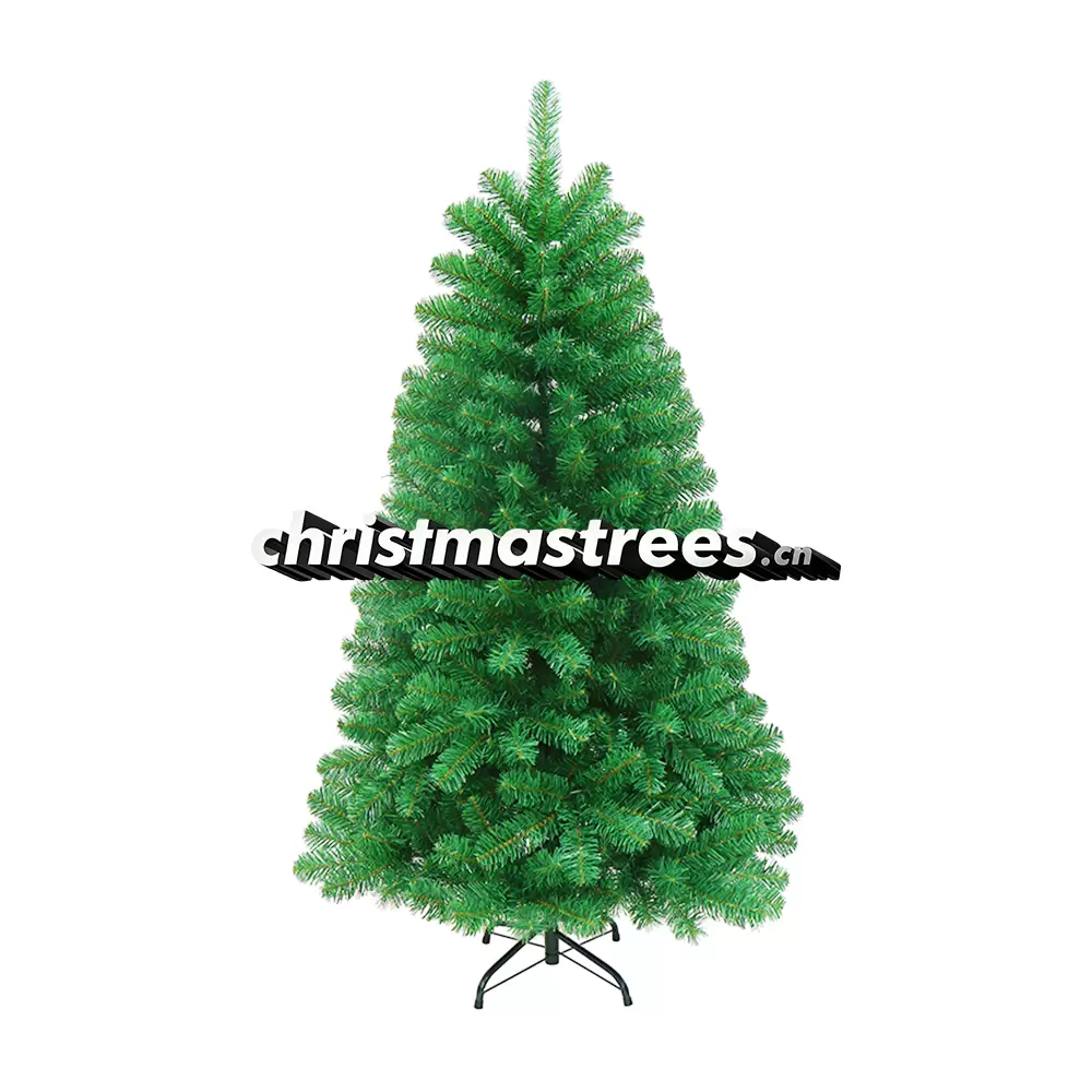 Full Unlit Artificial Spruce Christmas Tree, Lush Green Branches, Festive Home Decor C029