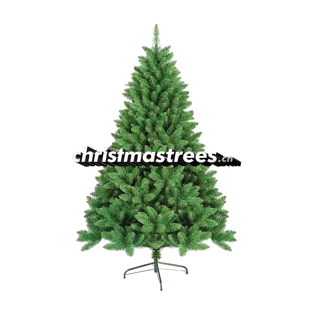 Full Unlit Artificial Spruce Christmas Tree, Natural Green, Easy Assembly Holiday Decor C030