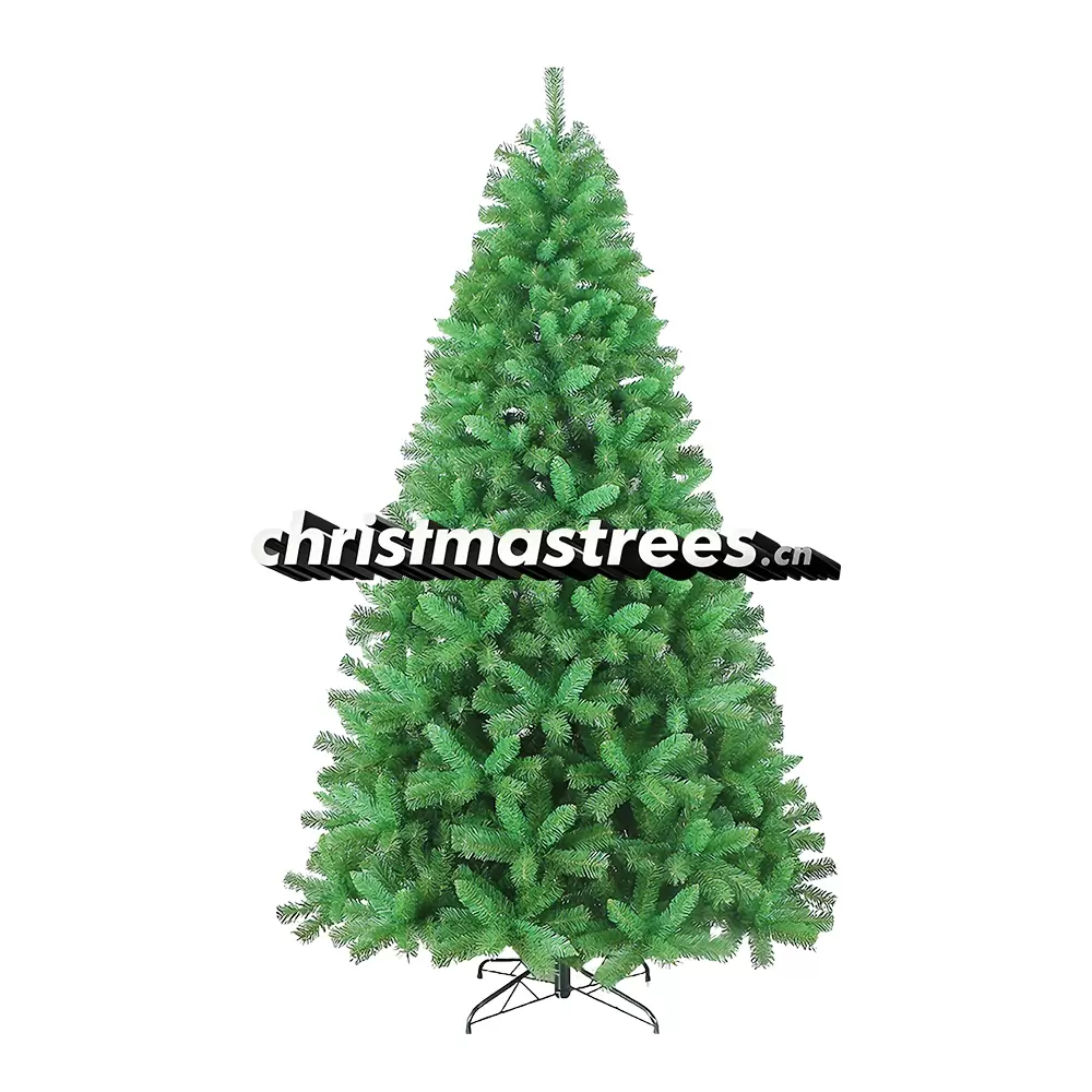 Full Unlit Artificial Spruce Christmas Tree, Natural Green, Traditional Holiday Ornament C033