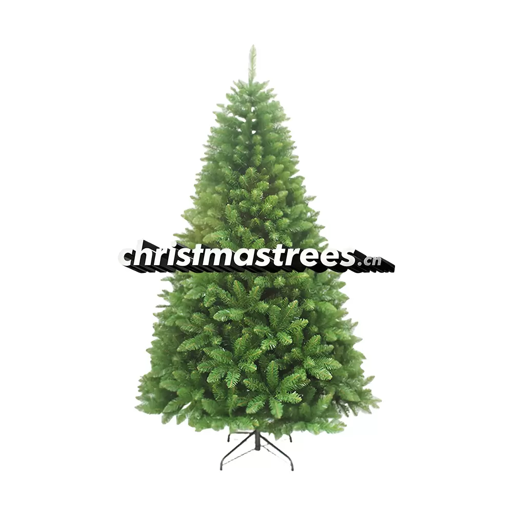 Natural Green Artificial Fir Christmas Tree, Unlit, Realistic Indoor Holiday Decor C035