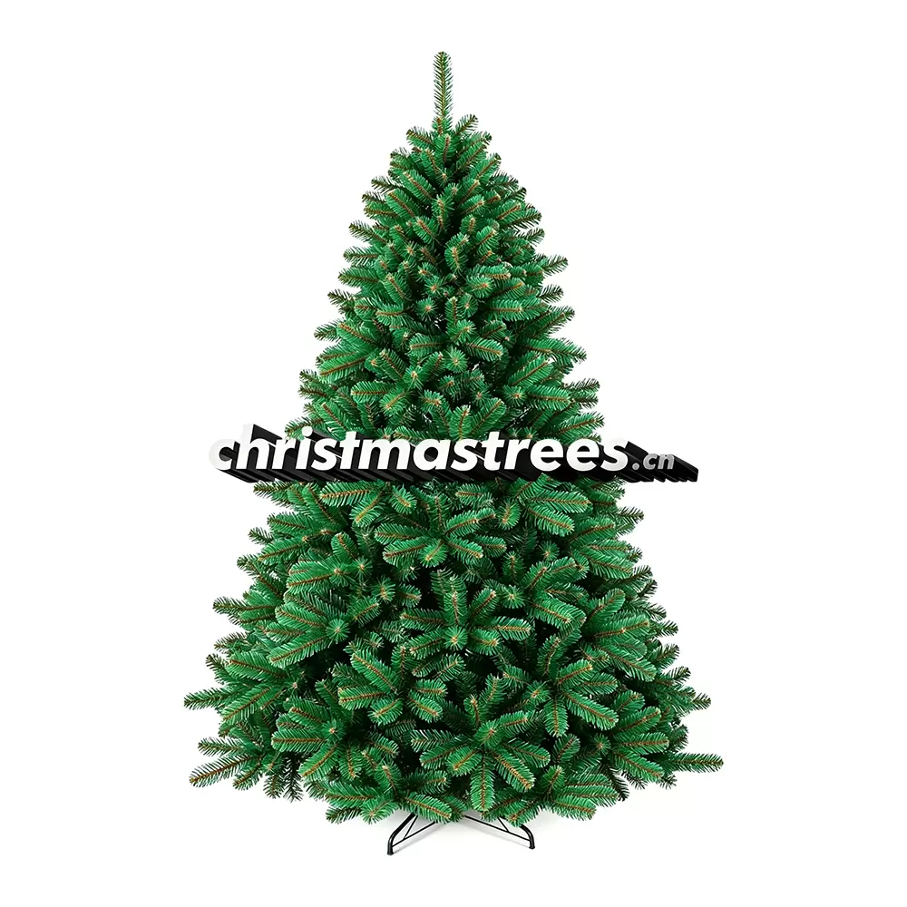 Full Unlit Artificial Spruce Christmas Tree, Lush Dense Green Branches, Premium Indoor Holiday Decoration C037