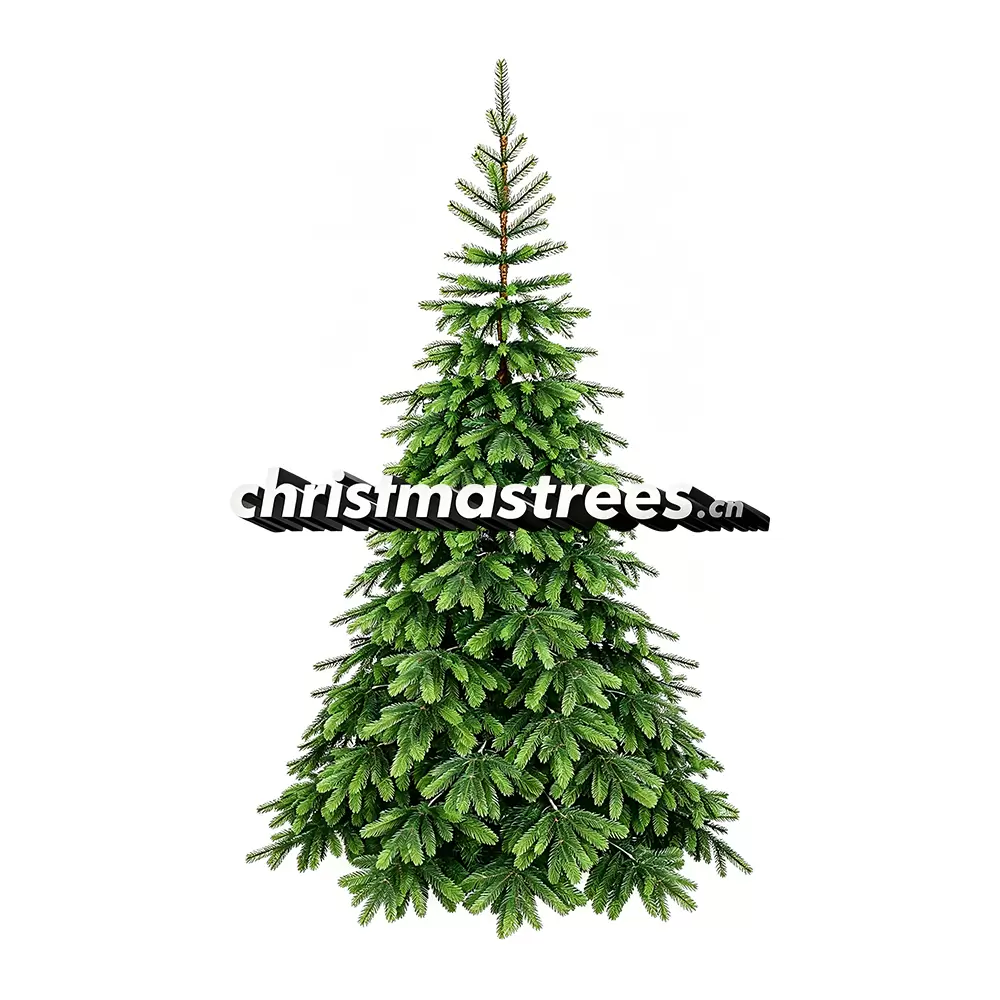 Slim Unlit Artificial Fir Christmas Tree, PET Pine Needle Branches, Minimalist Corner Decor M006