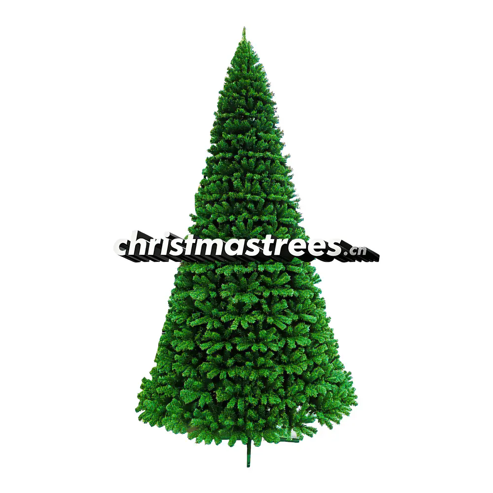 6ft/20ft Artificial Fir Christmas Tree, Giant Commercial Fir Tree, Monumental Outdoor Fir Christmas Tree H001