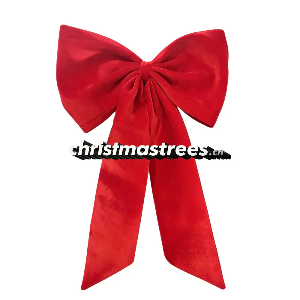 Red Satin Bow, Elegant Large Bow for Christmas, Wedding & Party Decoration Q010
