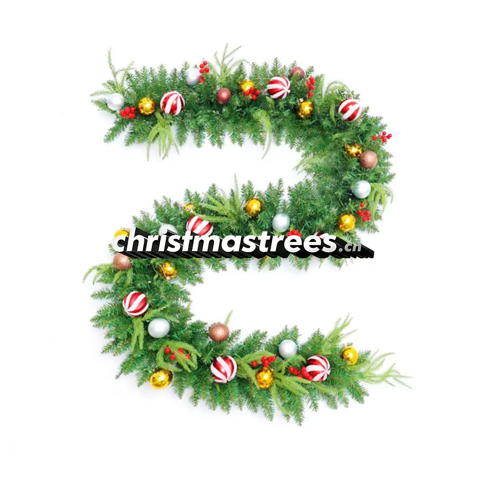 Pastel Candy Ornament Christmas Garland, Colorful Whimsical Holiday Decor G056