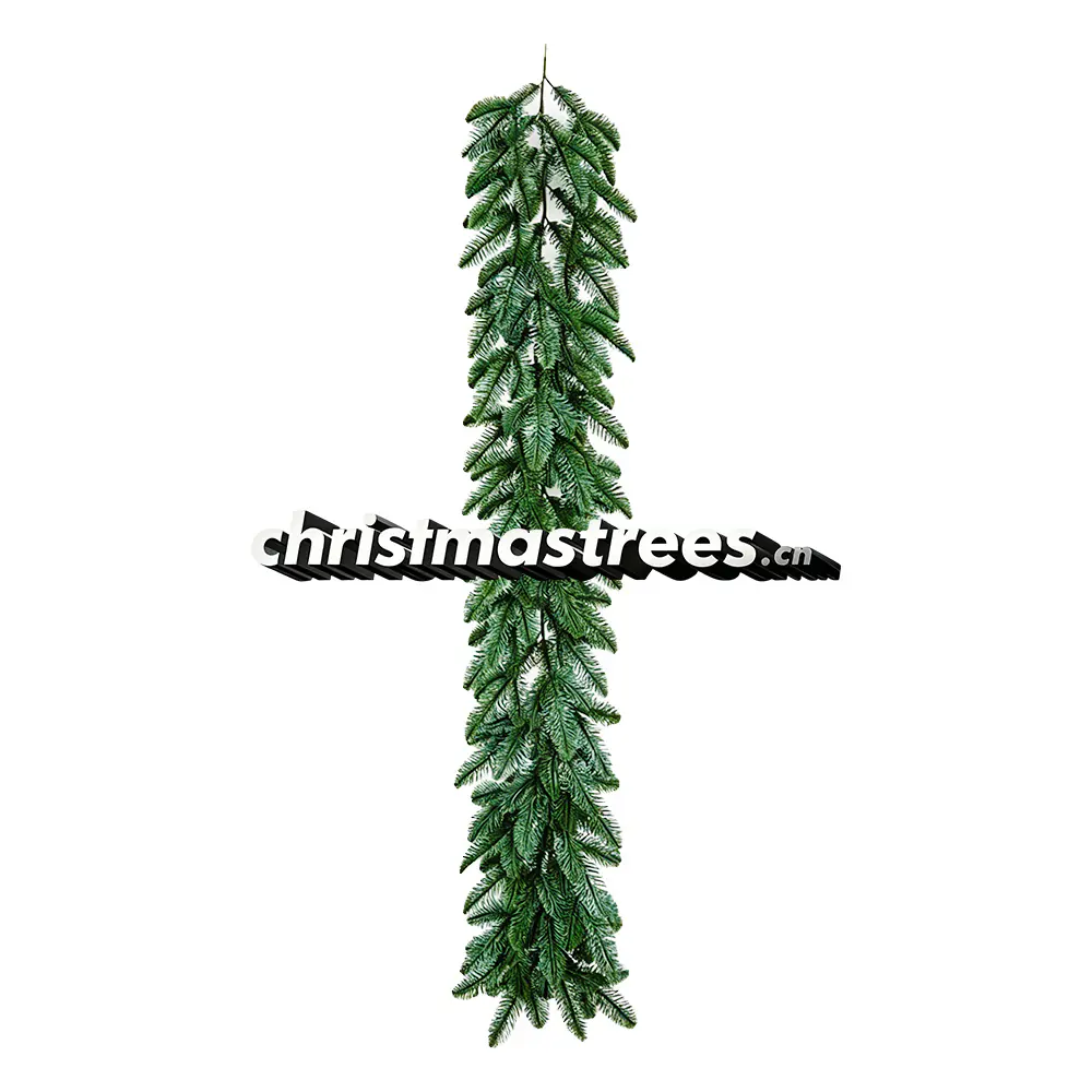 Vertical Artificial Pine Christmas Swag, Unlit, Plain Greenery for Door Decor G077